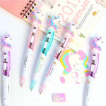 Jawes- Lichtgevende eenhoorn balpen- 4 stuks- Unicorn- Pen- Lichtgevend by Jawes