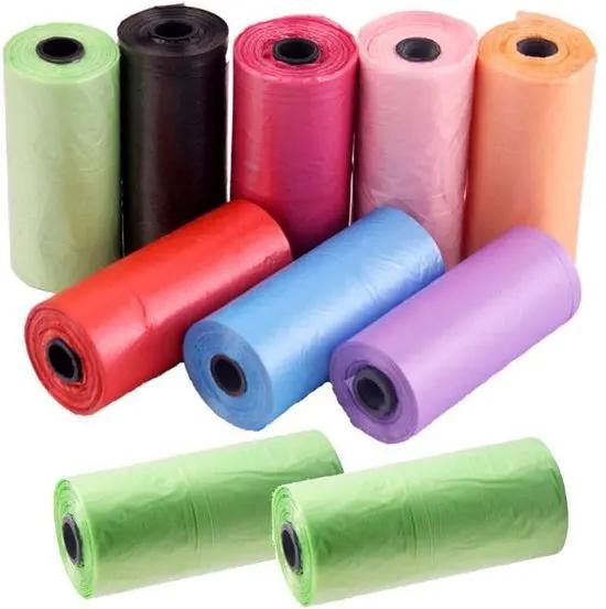 borvat IBBO® - Afbreekbare Hondenpoepzakjes - Biologisch Afbreekbaar - Poepzakjes - Hond - 10 Rollen - 160 stuks - Mix Kleur -