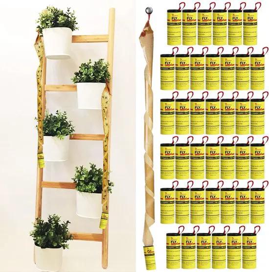 Merkloos Vliegenvanger - Vliegenvanger plakstrip - Vliegenvangers voor binnen - Vliegen vanger - Must have voor tegen de vliegen! -