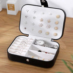Merkloos Sieradendoos 6 Compartimenten | Chique Sieradenbox voor Juwelen | Sieraden | Oorbellen | Ketting | Armband | Zwart -
