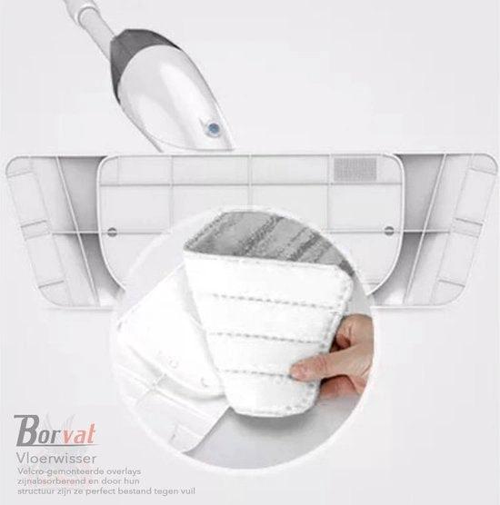 BORVAT Dweil met Spray - Schoonmaak Dweilsysteem - Vloerwisser met Steel - Vloerreiniger by BORVAT