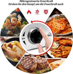 IBBO® - Gas kooktoestel 4 pits - Campingkooktoestel - Gaskookplaat - Wit by borvat