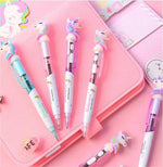 Jawes- Lichtgevende eenhoorn balpen- 4 stuks- Unicorn- Pen- Lichtgevend by Jawes