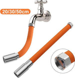 Flexibele Kraanuitloop 360° - 50cm - Universele Kraan Verlenging - Oranje by BORVAT