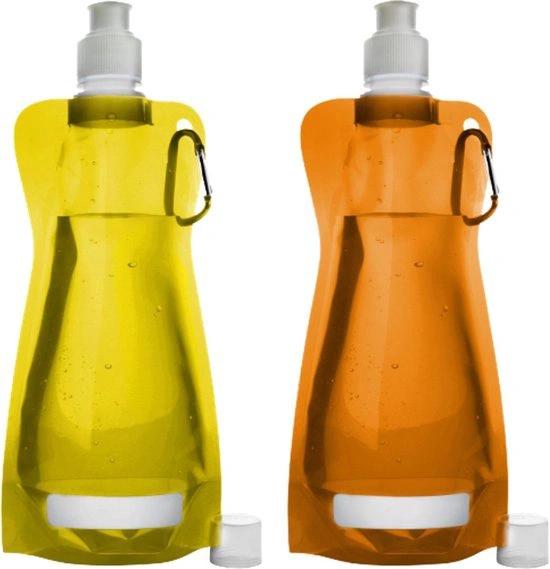 SOROH Waterzak Summer Sunset Festival - 2 Stuks 450ml met Karabijnhaak by SOROH