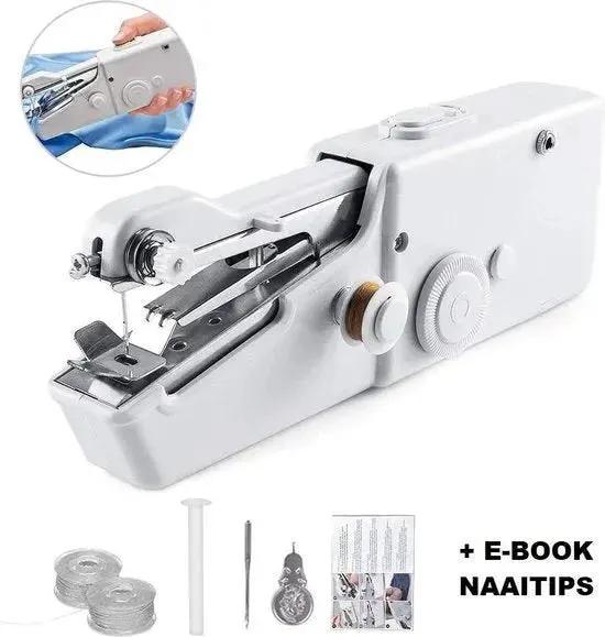 Merkloos Borvat® | Draagbare Mini Handnaaimachine Snoerloos Voor Snelle Reparaties En Zomen - Sewing Machines Wonen & Interieur