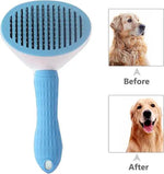 borvat IBBO® - Kattenborstel - Hondenborstel - Kattenkam - Kattenhaar - Hondenhaar - Huisdierhaar verwijderaar - Haarverwijderaar voor huisdieren - Langharig - Kortharig - Blauw -