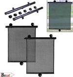 BORVAT Zonnescherm Auto - Zonwering Zijruit UV Protectie - 2 Stuks by BORVAT