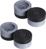 Deluxe HB TrillingDempers Wasmachine -Vuide-pakket van 4 trillingsdempers, universele trillingsdempers, wasmachine Anti-vibratiemat, voor wasmachines, drogers, meubels, koelkast (grijs, 4 cm) - (WK 02122) -