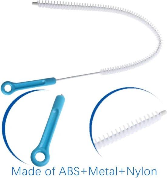 BORVAT Gootsteen Ontstopper Set - Reinigingsveer & Afvoerfilter - Herbruikbaar - Wasbak & Douche by BORVAT