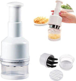 borvat Borvat® | Multihakker | Hakmolen handmatig | groentehakker | wit | voor ui-knoflook-groenten -