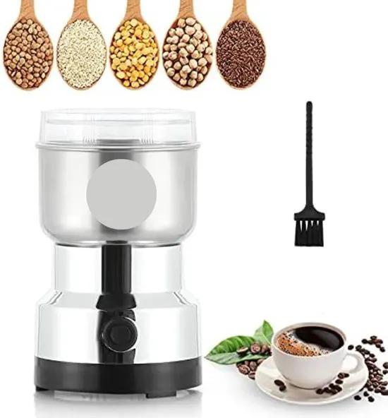Merkloos Graanmolen - Graanmolen Elektrisch - Spice Grinder - 100G - Zilver -