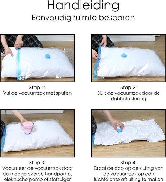 Borvat® Borvat® - Vacuüm Opbergzakken - Vacuümzakken - Opbergzak - Vacuüm Zakken - 40 x 60 CM - 2 Stuks -
