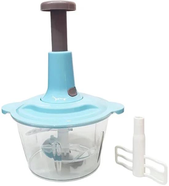 Merkloos IBBO Shop - Groentehakker - Handmatig - Multifunctioneel - Hakmolen - Groentesnijder - Met Eiren Mixer - Groen - 1.5L - Mandoline - Groente Hakker - Groente Snijder - Uienhakker - Spiraalsnijder -