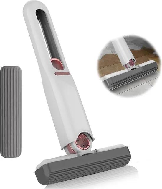 borvat IBBO® - Multifunctionele Mini mop - Keuken - Vervangbaar - Schoonmaak - Badkamer - Ramen - Mop met handgreep - Voor alle oppervlakken -