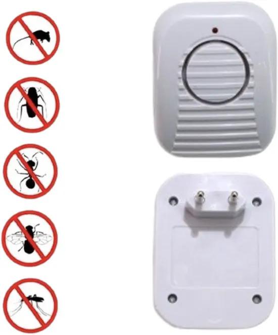 borvat Borvat® | Multistop Mini | Ultrasone Ongedierteverjager | Ongediertebestrijding | Onhoorbaar voor mens | tot 50 m² -
