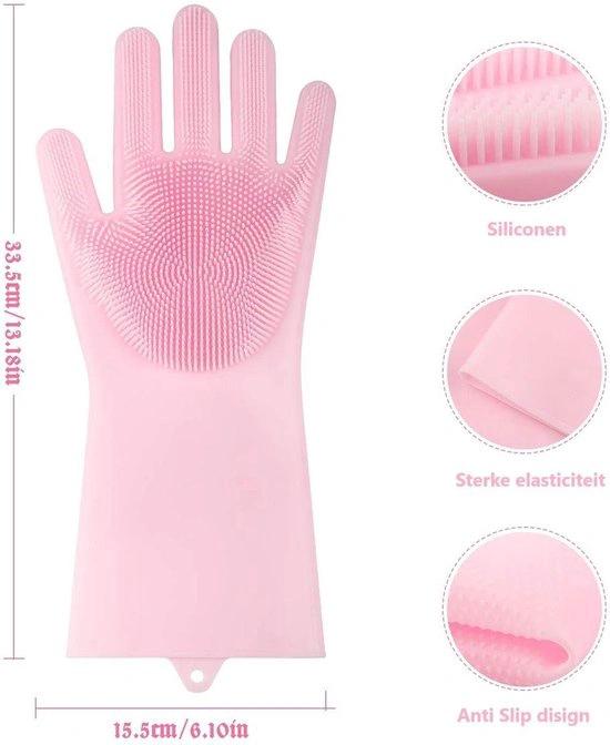 Siliconen Afwashandschoenen - Multifunctioneel & Antibacterieel - BPA Vrij by BORVAT