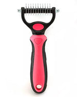 Merkloos Professionele 2-Zijdige 7,5 cm Borstel Huis Dieren Verzorging Tool - Haarverwijderaar voor Huisdieren - Hondenborstel - Kattenborstel - Dog Brush - Cat Brush - Klittenkam -