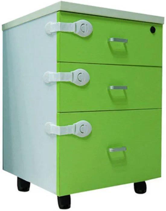 WG Commerce ® Kind Veiligheidsslot | 4 stuks | voor Baby of kind | Drukslot | Baby Lock | Afsluiten Kasten, Lades, Oven en Apparatuur | Optimale veiligheid -