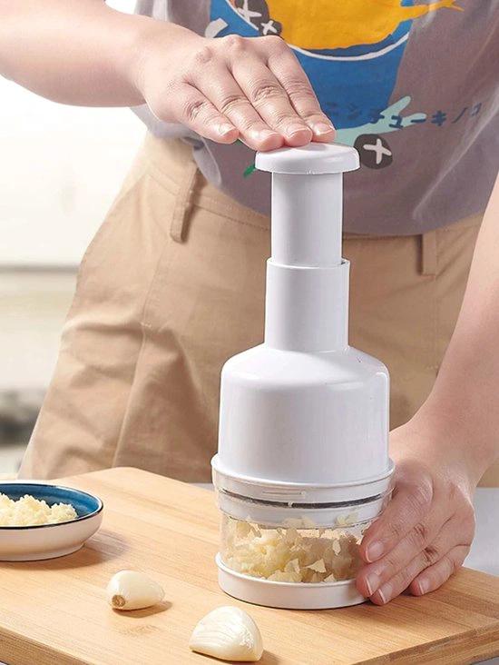 borvat Borvat® | Multihakker | Hakmolen handmatig | groentehakker | wit | voor ui-knoflook-groenten -