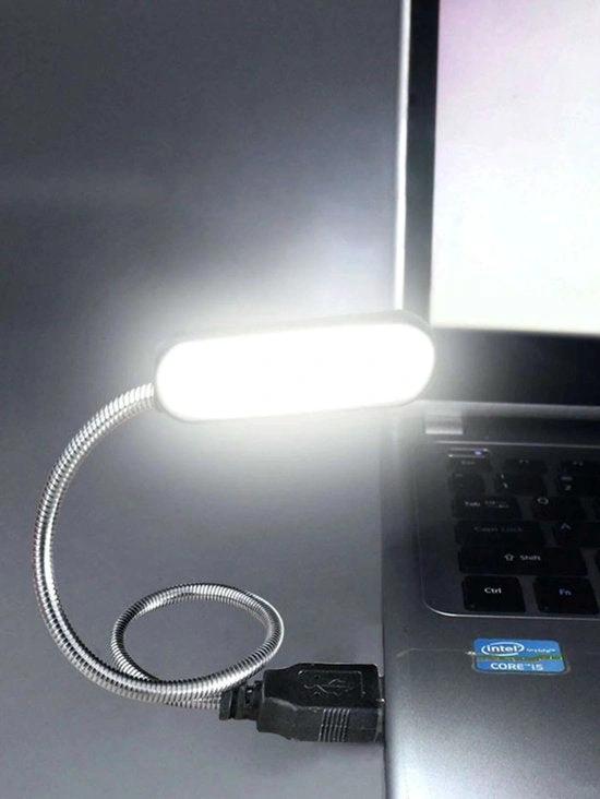 Merkloos Borvat® | Laptop Lampje | LED Toetsenbord verlichting | USB | leeslampje -