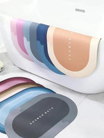 BORVAT Antislip Badmat - Super Absorberend - Douchemat - 40x60cm - Grijs by BORVAT