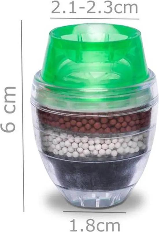 IBBO IBBO® - waterfilter - waterzuiveraar - kraanfilter - waterzuivering - voor op de kraan - groen -