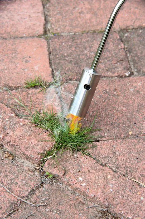 Merkloos IBBO® - Gasbrander onkruid - Onkruidbrander gas - Milieuvriendelijke onkruidverwijderaar - Gasbrander tuin - Onkruid verwijderen zonder gif - Onkruidbrander met vlamregelaar - Gas onkruidbestrijder -