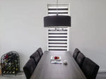 Merkloos Duo Rolgordijn Houtlook Bruin Verduisterend Lichtdoorlatend Met Ketting 210x120 cm - Shades Wonen & Interieur