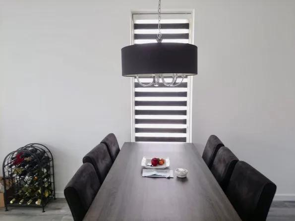 Merkloos Duo Rolgordijn Houtlook Bruin Verduisterend Lichtdoorlatend Met Ketting 210x120 cm - Shades Wonen & Interieur
