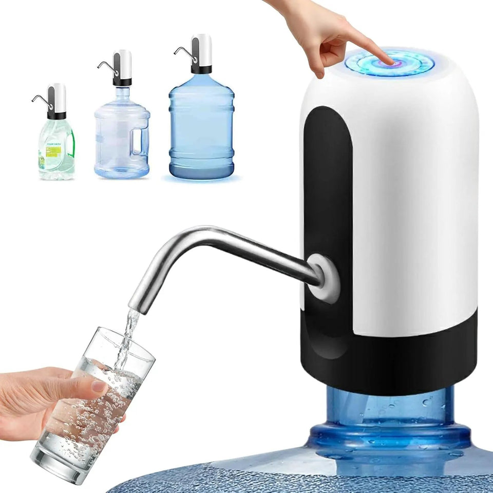 Borvat® Borvat® | Automatic Water Dispenser, Drinking Water Pump, Portable Water Bottle Pump, Electric Water Dispenser, Water Dispenser Pump, Water Bottles Pump, For Kitchen, School, Camping, Office - Utility Pumps Camping & Outdoor