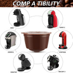 Borvat® Borvat® | Hervulbare Koffiecups Dolce Gusto Set Van 3 Stuks 54 x 35 Mm - Capsule Adapters Keuken & Koken