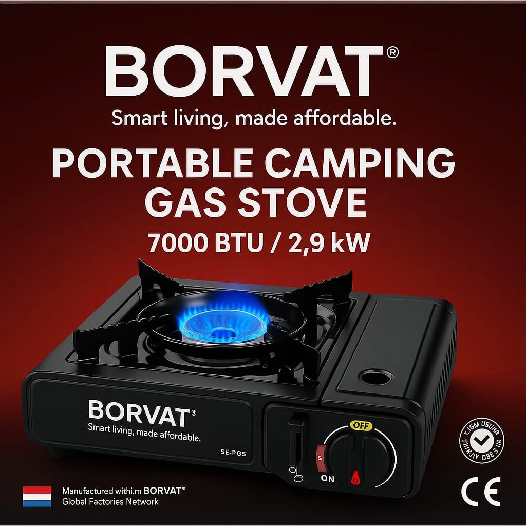 BORVAT Portable Gas Stove – 1 Burner by borvat