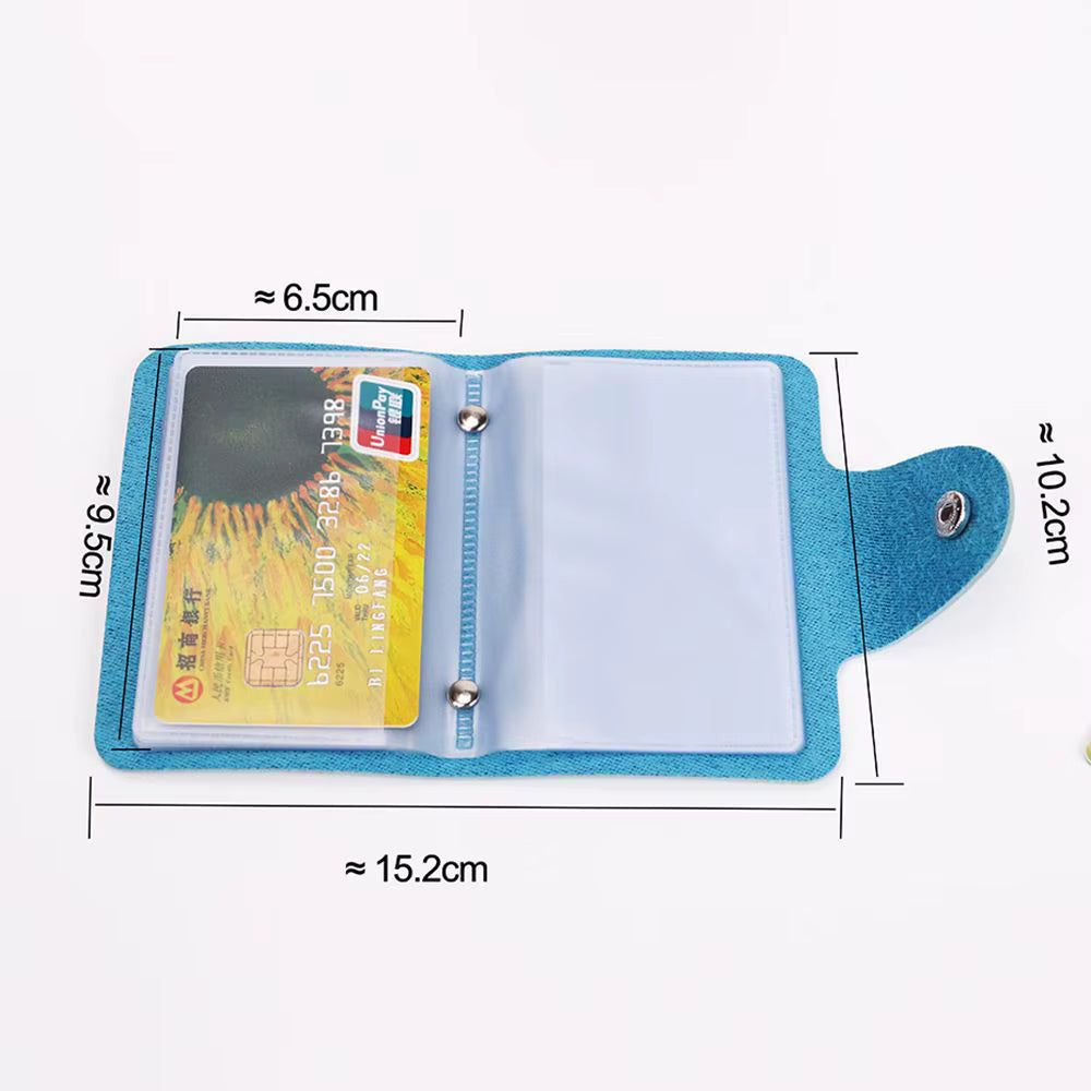 Borvat® Borvat® | 12 Vakken Kaarthouder Kaartcase Multi-Slot Dames Heren Kaart Tas Munt Portemonnee - Card Cases Kantoor & School