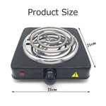 Borvat® Borvat® | Elektrische Kolenbrander voor Snelle Aanmaak van Houtskool - kolenstarter - Kolenaansteker - kooktoestel camping - BBQ Starter - 1000W - Hot Plates