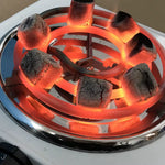 Borvat® Borvat® | Elektrische Kolenbrander voor Snelle Aanmaak van Houtskool - kolenstarter - Kolenaansteker - kooktoestel camping - BBQ Starter - 1000W - Hot Plates