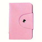 Borvat® Borvat® | 12 Vakken Kaarthouder Kaartcase Multi-Slot Dames Heren Kaart Tas Munt Portemonnee. Roze. - Card Cases Kantoor & School