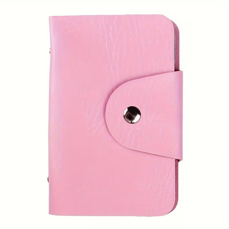Borvat® Borvat® | 12 Vakken Kaarthouder Kaartcase Multi-Slot Dames Heren Kaart Tas Munt Portemonnee. Roze. - Card Cases Kantoor & School