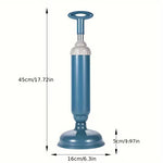 borvat IBBO Krachtige Ontstopper Gootsteen Afvoer Plopper Blauw Met Gratis Buigborstel - Uncategorized