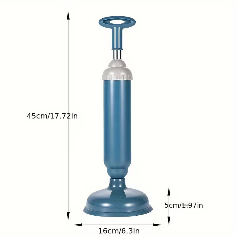 borvat IBBO Krachtige Ontstopper Gootsteen Afvoer Plopper Blauw Met Gratis Buigborstel - Uncategorized
