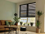 Merkloos Duo Rolgordijn Houtlook Bruin Verduisterend Lichtdoorlatend Met Ketting 210x120 cm - Shades Wonen & Interieur