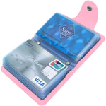 Borvat® Borvat® | 12 Vakken Kaarthouder Kaartcase Multi-Slot Dames Heren Kaart Tas Munt Portemonnee. Roze. - Card Cases Kantoor & School