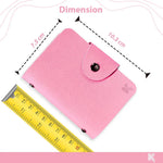 Borvat® Borvat® | 12 Vakken Kaarthouder Kaartcase Multi-Slot Dames Heren Kaart Tas Munt Portemonnee. Roze. - Card Cases Kantoor & School