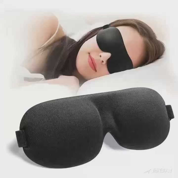 Borvat® |  Luxe 3D Slaapmasker Zacht en Lichtdicht Comfortabel Voor Iedereen